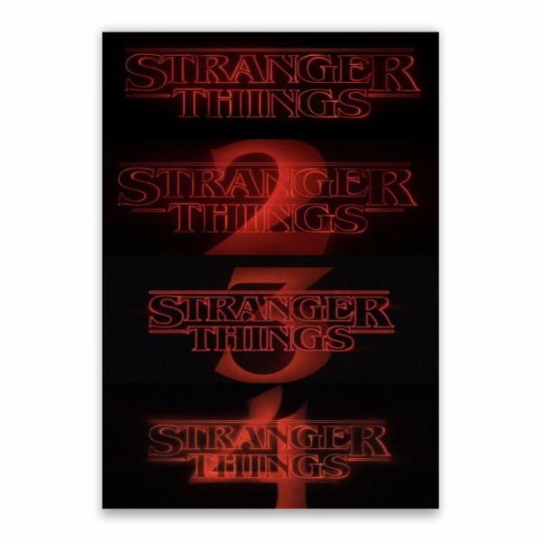 4 Stranger Things Poster - A1