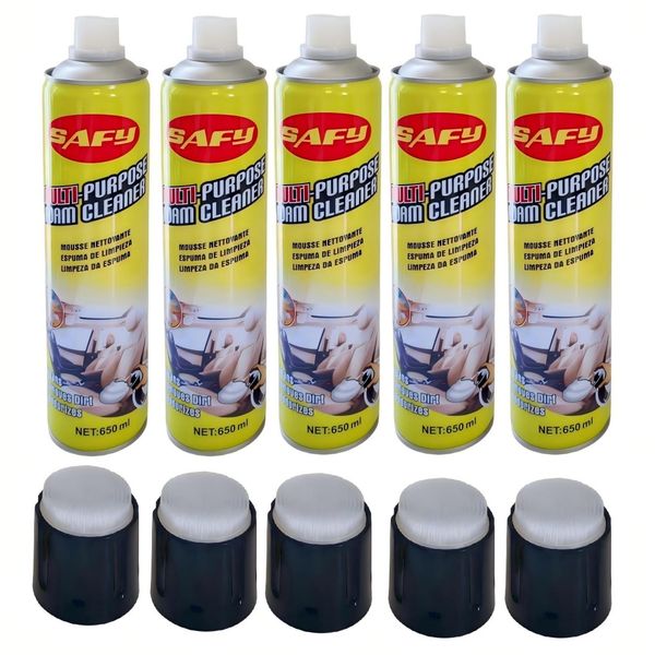 650ML x 5 packs Multi-Purpose Foam Cleaner SAFY SM650