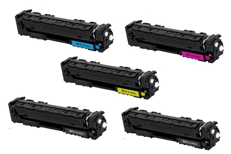 HP 201X / CF400X / CF401X / CF402X / CF403X + Extra Black - Compatible