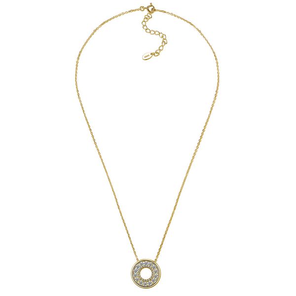 ZELTRYN S925 Silver Moissanite Round Pendant Necklace