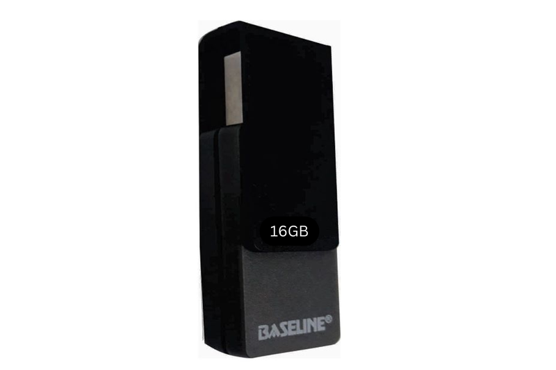 BASELINE 16 GB Standard Flash Drive (Pack Of 5)