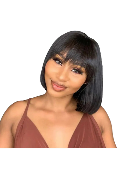 Hairworldza- Fringe Bob Wig - 8 Inch