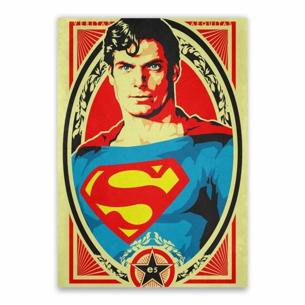 Superman Portrait Poster - A1