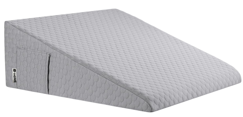 X-HOME Wedge Pillow for Adults - Premium Memory Foam &amp; Removable Cover-25cm