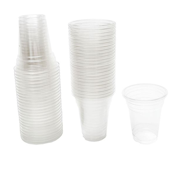 Clear Plastic Disposable Drinking Cups / Glasses - 500ml - 500 Cups