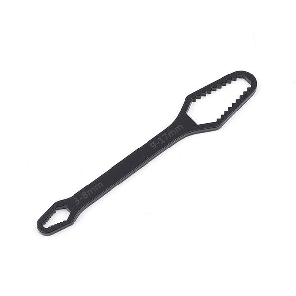 Adjustable SelfTightening DualHead Spanner Wrench Mouth Size 3-17mm