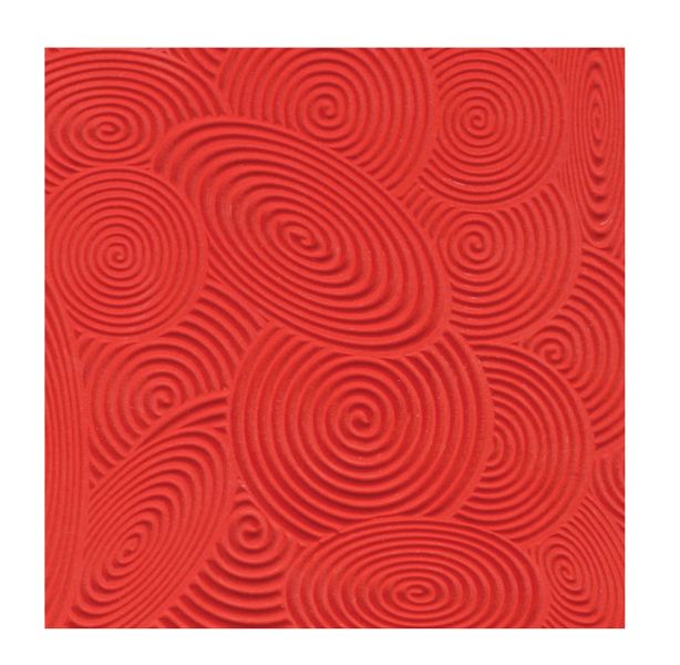 Cernit Texture PlatePlate - 9x9cm - Spirals