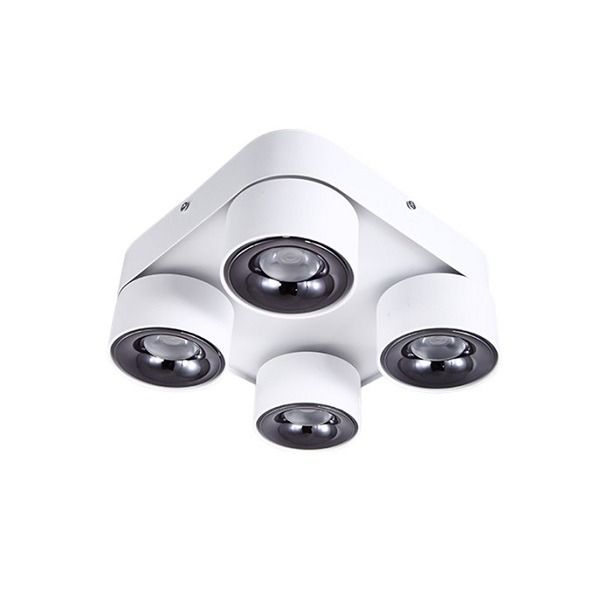 72W 4 Panel Spotlight With Wide Angle Positive White Light - ABXD48