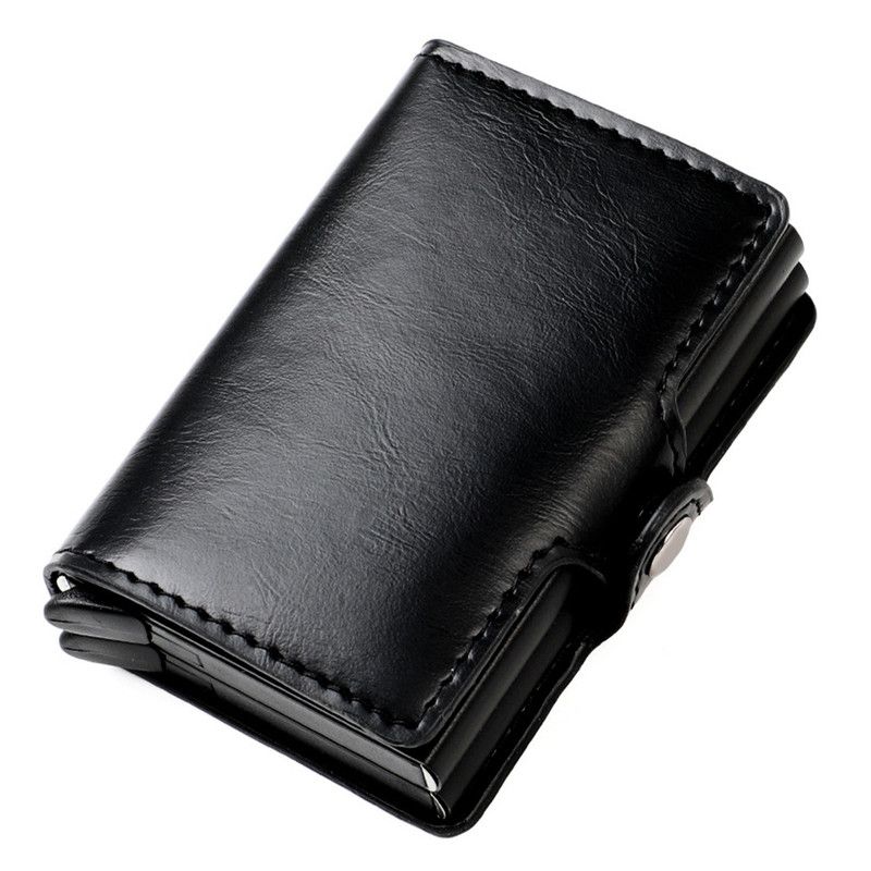 Credit Card Wallet RFID Anti-Theft Card Holders Portable Double Layer Purse
