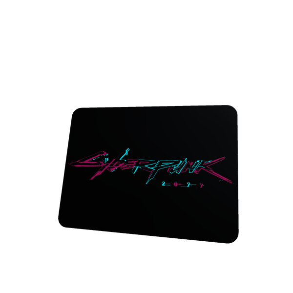 Cyberpunk 2077 Neon Logo - Background -Mouse Pad