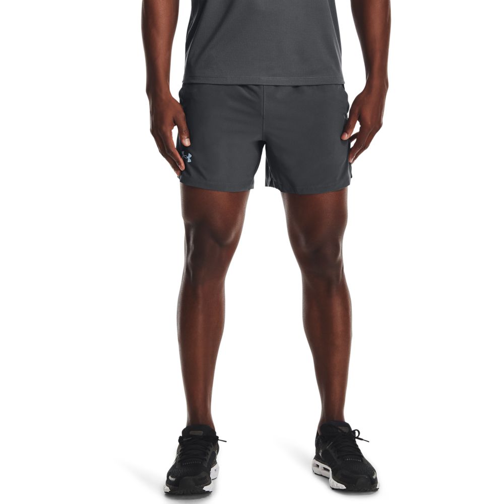 Under Armour Men's Launch Run 5 Inch Running Shorts - Gray/Black ...