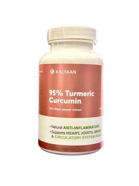 95% Turmeric Curcumin + black pepper / 60 caps