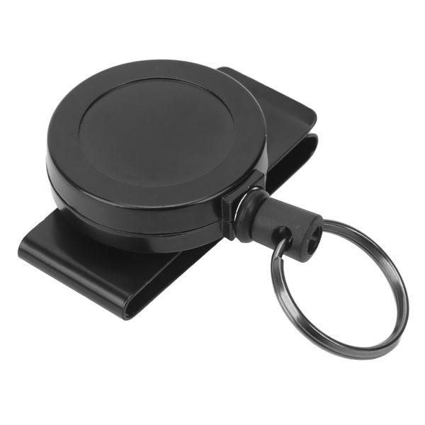 Stainless Steel Retractable Keychain for Belt, Anti-Loss