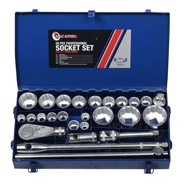 Heavy Duty Socket Set 3/4" IN &amp; 1" IN Drive