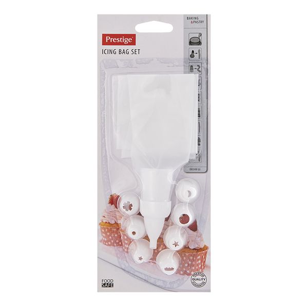 Prestige Icing Bag Set White