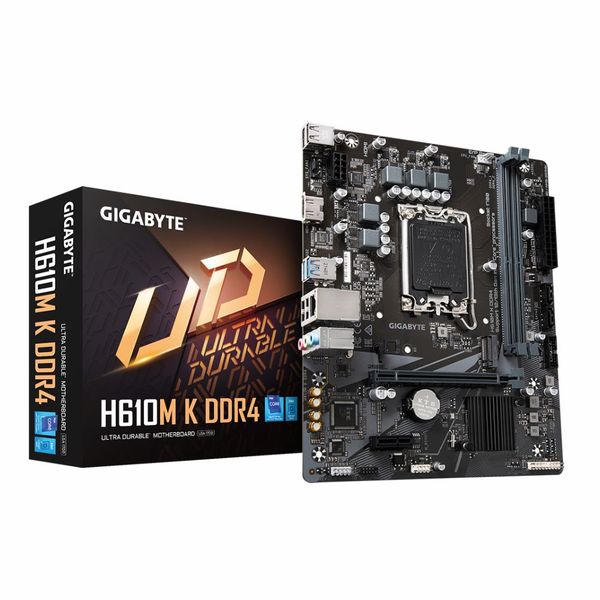 Gigabyte H610M K DDR4 Intel LGA 1700 mATX Motherboard