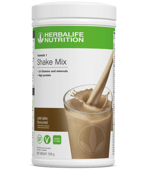 Herbalife Formula 1 Shake Mix Cafe Latte Flavored (550g)