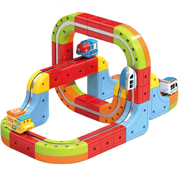 Magnetic Levitation Train Building Block Set (95 pieces) - Train Track Toy