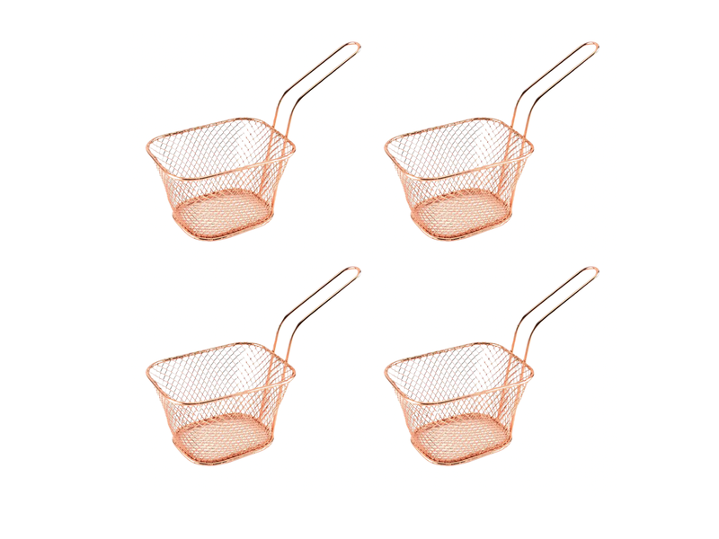 LM Mini Stainless Steel Chips/Fries Basket - 4 Pack