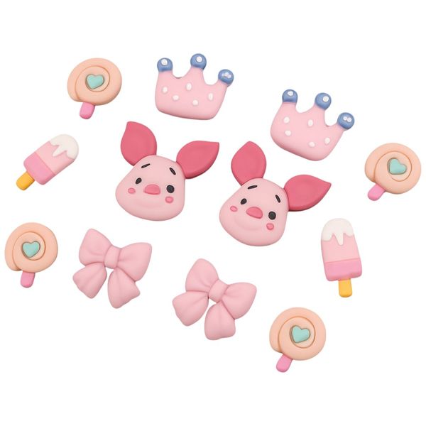 1 Pack - Fun Decorative Accessories For Hole Shoes - Pink