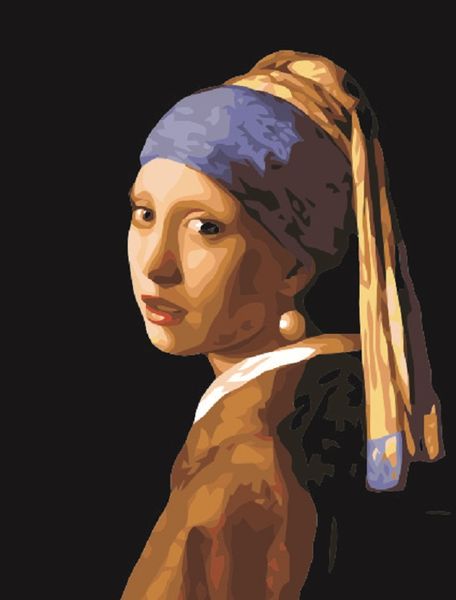 Paint by numbers - Portrait of a Girl