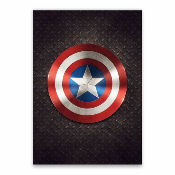 Captain America Shield Poster - A1
