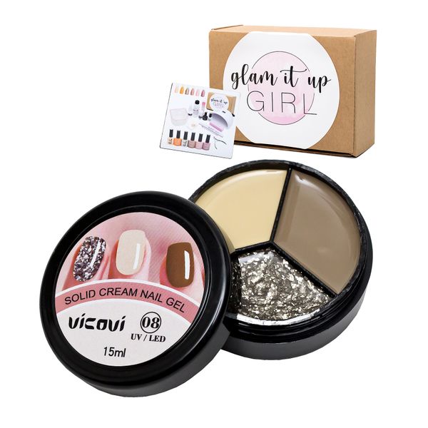 High Quality Solid Cream Nail UV Gel