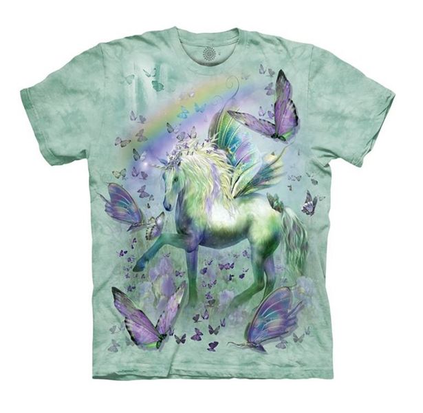 Unicorn and Butterflies Youth Tee (The Mountain)