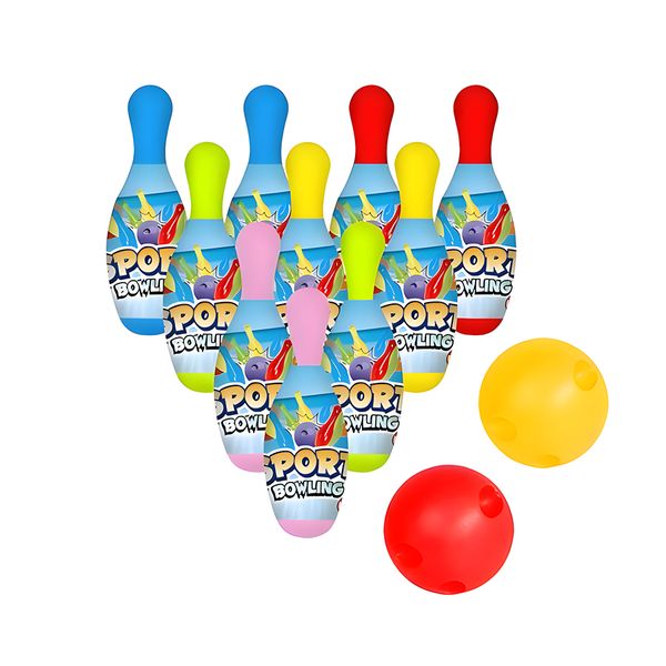 Children's Outdoor &amp; Indoor Bowling Play Set - Fun Kids Game &amp; Toy Gift