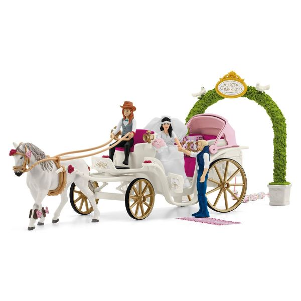 Schleich Horse Club - Wedding Carriage (34cm Long)