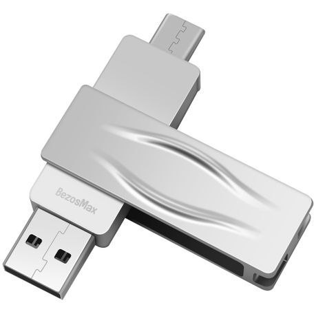 BezosMax 128GB Flash Drive 2 in 1 USB 3.0 + Type-C High-Performance Storage Image