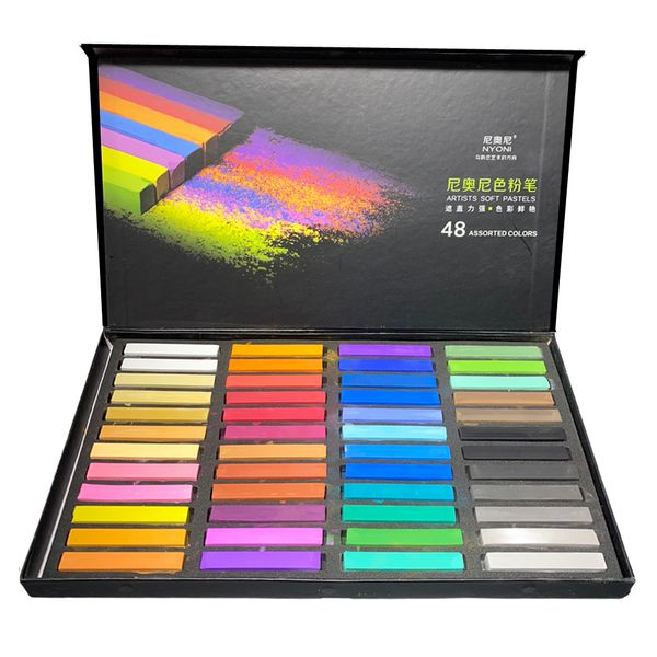 Nyoni - Professional Artist Soft Square Pastel - 48 Colour Set