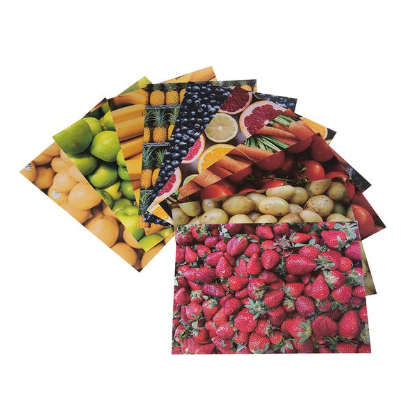 Anthony Peters A4 Fruit &amp; Vegetable Arts &amp; Crafts Paper: 40 Pieces