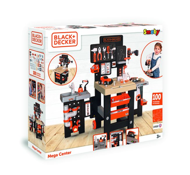 Smoby Black and Decker Workbench Mega Centre