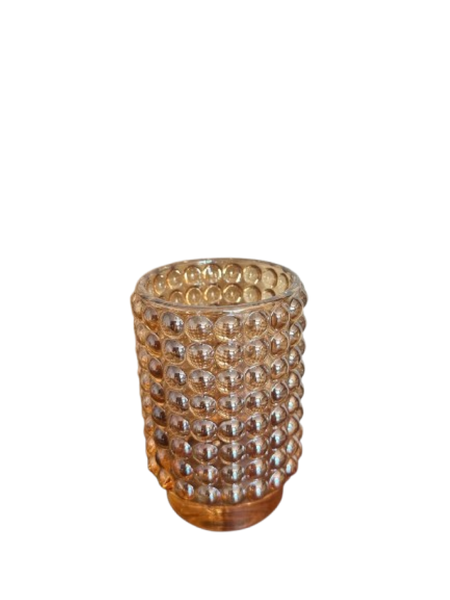 Crystal Glass Candle Holder - Set of 2