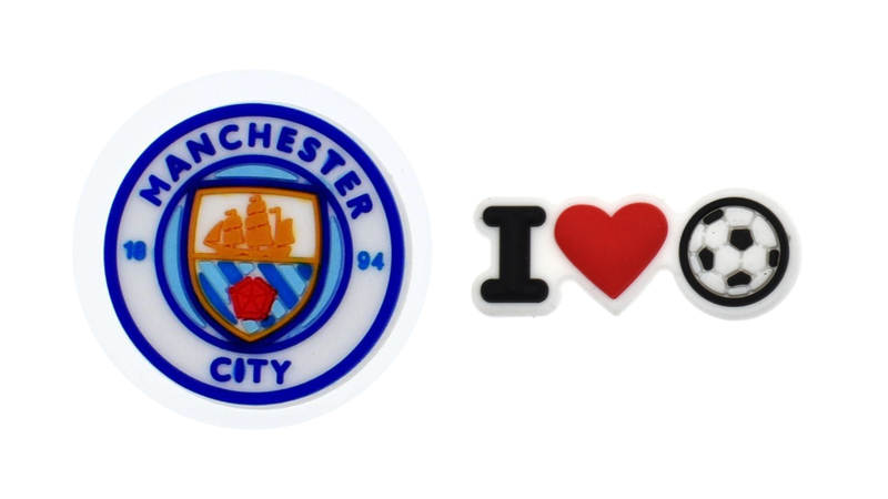 Manchester City FC Shoe Charms - 2 pack