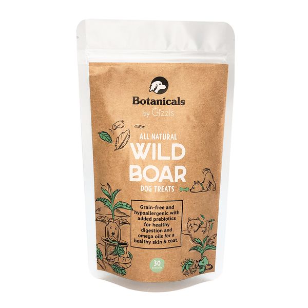 Gizzls Botanicals Wild Boar Healthy Dog Treats