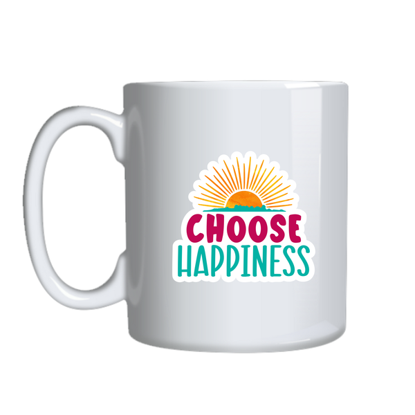 Happiness Coffee Mugs Trendy Positive Vibes Graphic Cup Birthday Present032