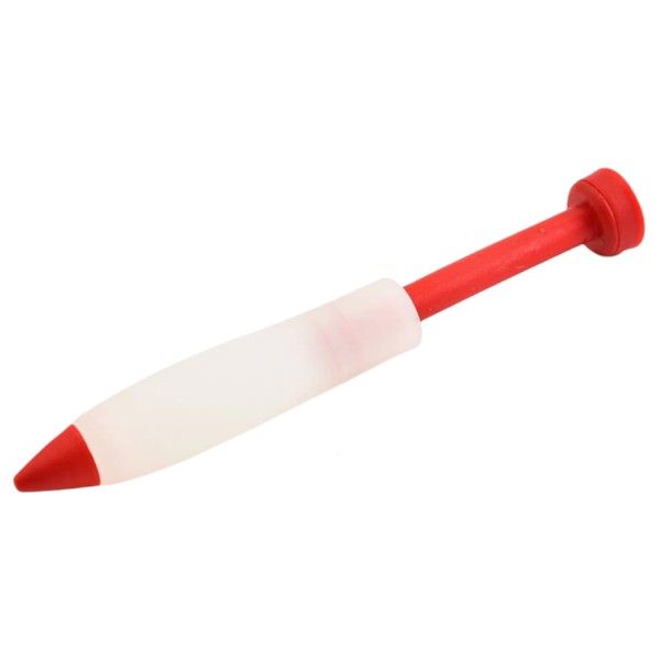 1 Piece - Easy Squeeze Cake Decorating Pen - Transparent &amp; Red