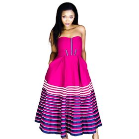 Wansati Vuyokazi Dress (Xhosa Umbhaco-Infused with Venda) | Shop Today. Get  it Tomorrow! | takealot.com