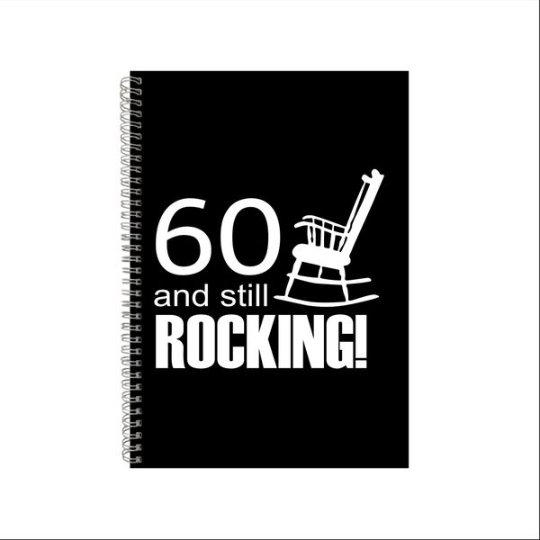 Rocking 60 Wire Bound Notebook Gift Idea Writing Books A4 Notepad
