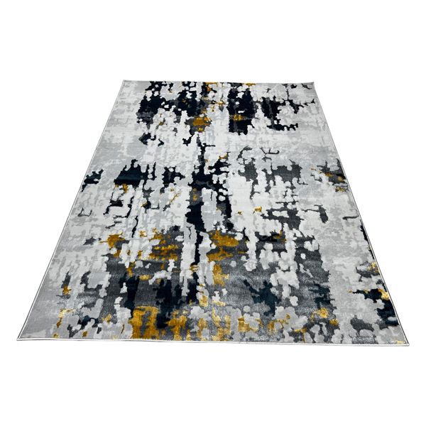 Abstract Grey Rug - 230 x 160 cm