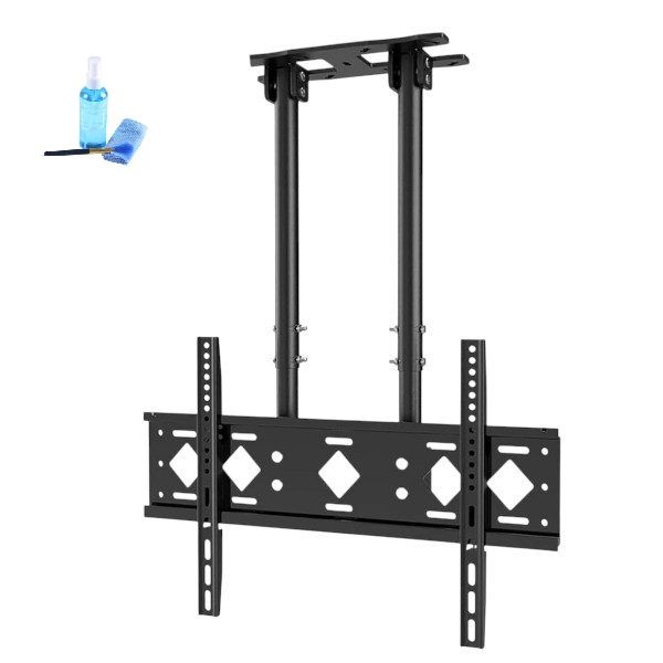 Heavy Duty From 40 -85 Ceiling Tv Bracket + Screen Cleaning Kit