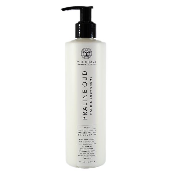 Youghazi Hand &amp; Body Creme Praline Oud 300ml