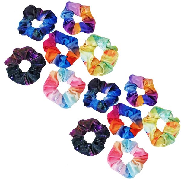 Tie Die Scrunchies 10 Set