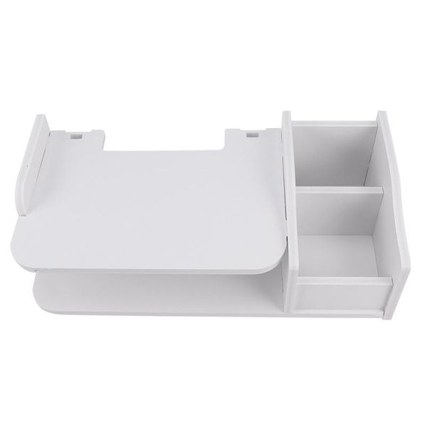 WALL MOUNTAGE Floating shelf TV console stand Routers WiFi Pilot holder Or