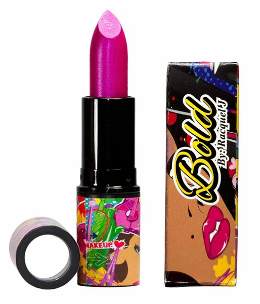 Bold by RacquelJ Ultra Smooth Satin Lipstick,Up to 12HR Wear &amp; Smudge Proof