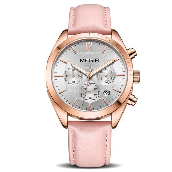 Megir Ladies Leather Watch DIM21