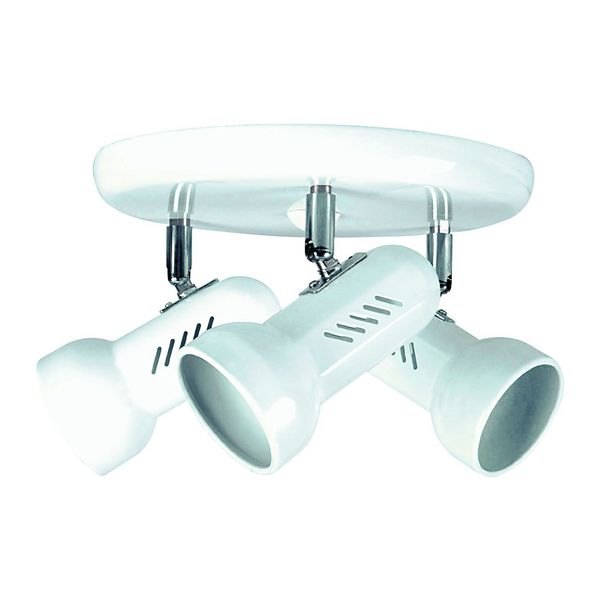ACDC - White 60W E27 Max 3 Spot Ceiling Lamp