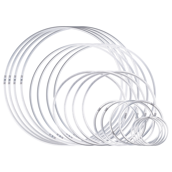 20 Pieces Metal Dream Craft Rings for Other DIY Projects in 5 Sizes